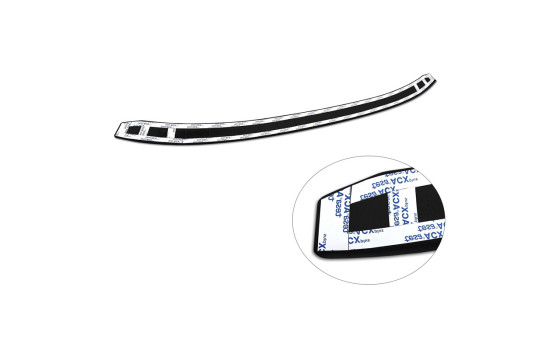 Matte black stainless steel Rear bumper protector suitable for BMW i3 (i01) Facelift 2017-2022 'Ribs', Image 7