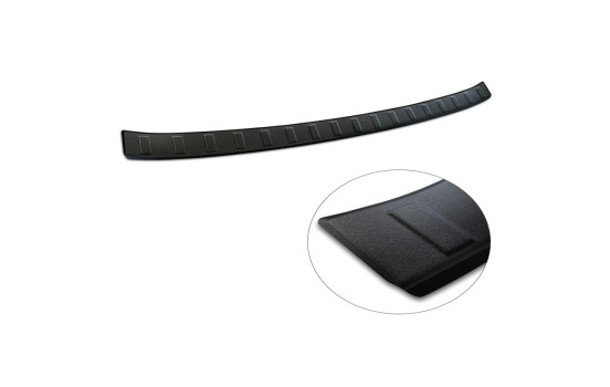 Matte black stainless steel rear bumper protector suitable for Cupra Born 2021- 'Ribs', Image 6
