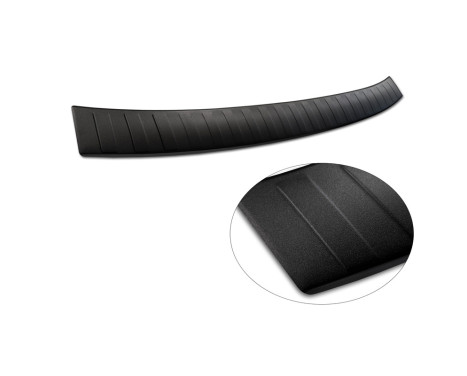 Matte black stainless steel rear bumper protector suitable for Skoda Karoq Facelift 2022- + Sportline Facelift 2022, Image 6