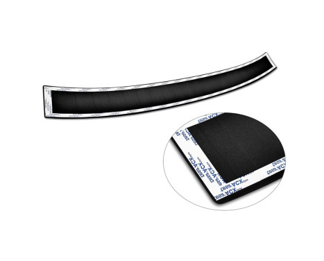 Matte black stainless steel rear bumper protector suitable for Skoda Karoq Facelift 2022- + Sportline Facelift 2022, Image 7