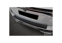 Matte black stainless steel Rear bumper protector suitable for Volkswagen Passat Variant (CJ5) 2023- 'Ribs'