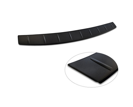 Matte black stainless steel Rear bumper protector suitable for Volkswagen Passat Variant (CJ5) 2023- 'Ribs', Image 6