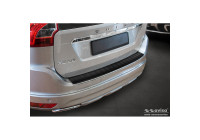 Matte black stainless steel Rear bumper protector suitable for Volvo XC60 Facelift 2013-2017 'Ribs'