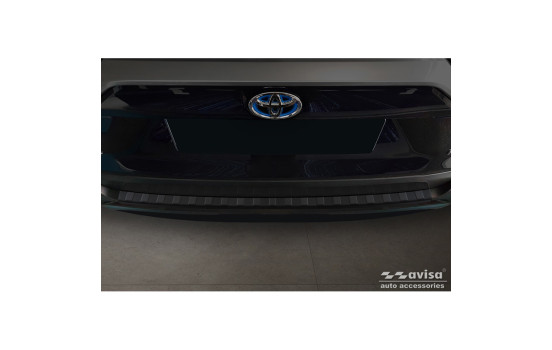 Matte Black Stainless Steel Rear Bumper Protector Toyota RAV4 (5th Gen.) 2018- & Suzuki Across 2020-