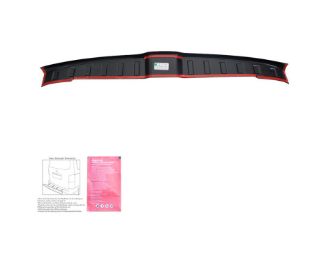 Oneway Rear bumper protection molding suitable for Dacia Sandero III 2021- - Matte black, Image 2