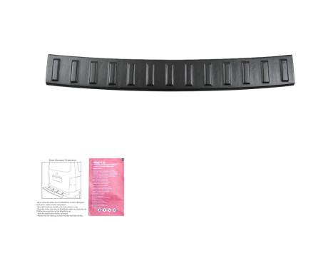 Oneway Rear bumper protection molding suitable for Volkswagen T-Cross 2022- - Matte black