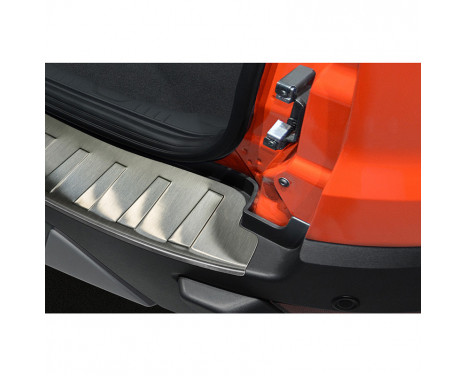 RVS rear bumper protector Ford Ecosport II 2012- 'Ribs', Image 2