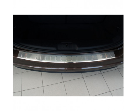 RVS Rear bumper protector Seat Alhambra II / Volkswagen Sharan II 2010- 'Ribs'