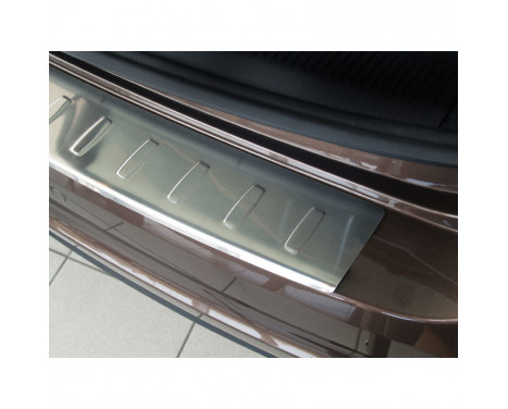 RVS Rear bumper protector Seat Alhambra II / Volkswagen Sharan II 2010- 'Ribs', Image 3