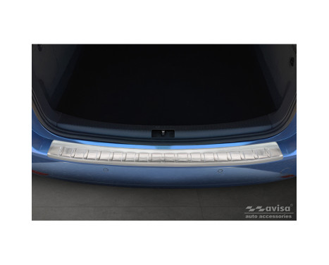 RVS rear bumper protector Volkswagen Touran II GP2 2010-2015 'Ribs', Image 2