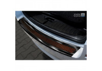 Stainless steel bumper protector suitable for 'Deluxe' BMW 5-Series F11 Touring 2010-2016 Black/Red-Black C