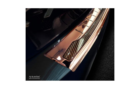 Stainless steel bumper protector suitable for 'Deluxe' BMW X1 F48 2015- 'Performance' Copper/Copper Carb, Image 4