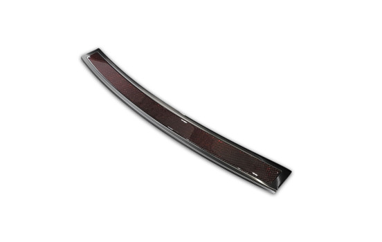 Stainless steel bumper protector suitable for 'Deluxe' BMW X3 F25 2014-2017 Black/Red-Black Carbon, Image 6