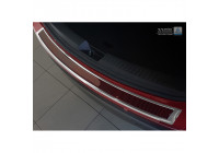 Stainless steel bumper protector suitable for 'Deluxe' Mazda CX-5 2014- Chrome/Red-Black Carbon
