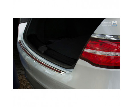 Stainless steel bumper protector suitable for 'Deluxe' Mercedes GLE Coupé 2015- Chrome/Red-Black Carbon