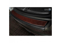Stainless steel bumper protector suitable for 'Deluxe' Volvo XC60 2013-2016 Black/Red-Black Carbon