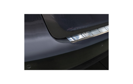 Stainless steel bumper protector suitable for Audi A4 B8 Avant Facelift 2012- 'Ribs', Image 2