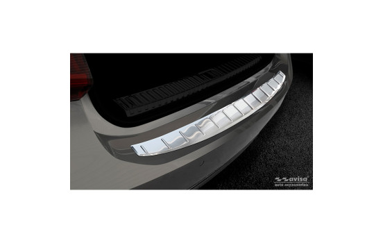 Stainless steel bumper protector suitable for Audi A7 (C8) Sportback 2018 'Ribs', Image 2