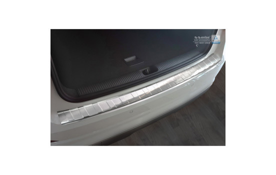 Stainless steel bumper protector suitable for Audi Q2 2016- 'Ribs', Image 2