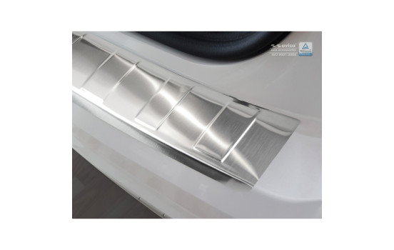 Stainless steel bumper protector suitable for Audi Q2 2016- 'Ribs', Image 4