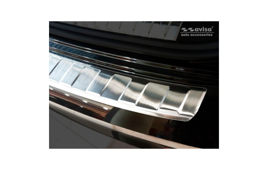 Stainless steel bumper protector suitable for Audi Q3 II 2019- 'Ribs', Image 4