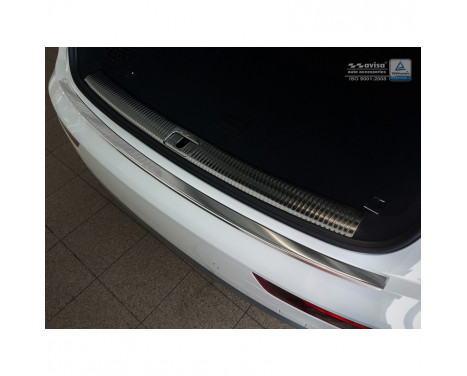 Stainless steel bumper protector suitable for Audi Q5 2017- 'Ribs'