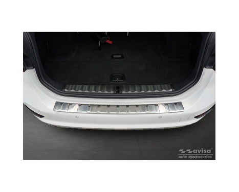 Stainless steel bumper protector suitable for BMW 3-Series G21 Touring 2019-2022 'Ribs', Image 3