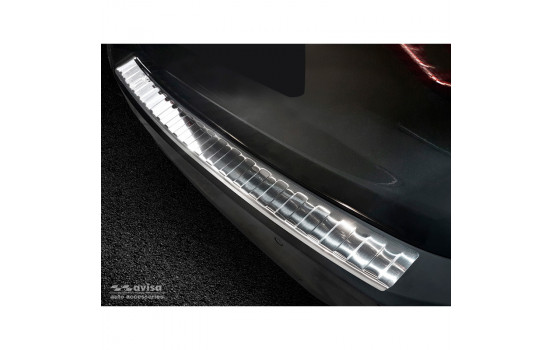 Stainless steel bumper protector suitable for BMW 3-Series G21 Touring M-Package 2018- 'Ribs'