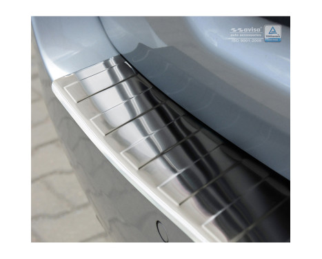 Stainless steel bumper protector suitable for BMW 5-Series F11 Touring 2010-2017 'Ribs', Image 4