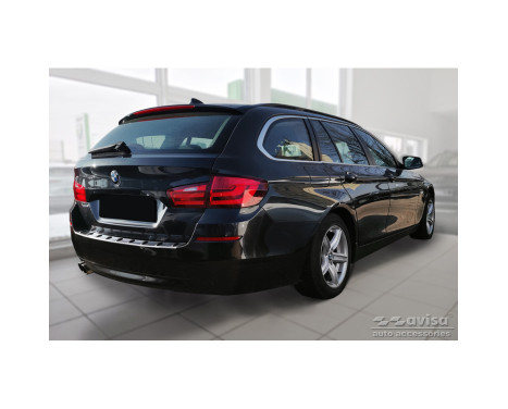 Stainless steel bumper protector suitable for BMW 5-Series (F11) Touring 2011-2013 & Facelift 2013-2017 'STR, Image 5