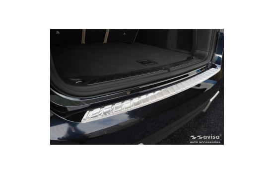 Stainless steel bumper protector suitable for BMW iX3 (G08) 2020- 'Ribs', Image 3