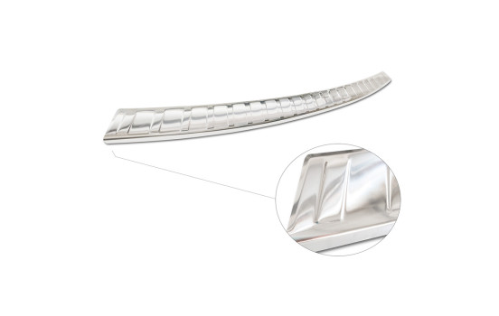 Stainless steel bumper protector suitable for BMW iX3 (G08) 2020- 'Ribs', Image 5