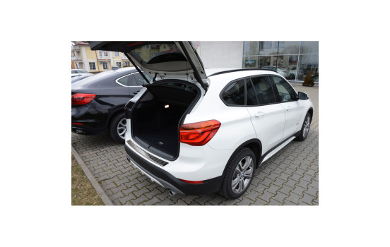 Stainless steel bumper protector suitable for BMW X1 F48 2015- 'Ribs', Image 2
