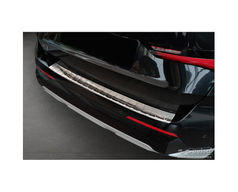 Stainless steel bumper protector suitable for BMW X1 U11 2022- 'Ribs'