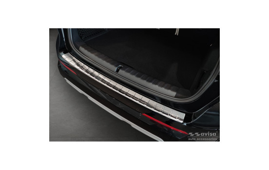 Stainless steel bumper protector suitable for BMW X1 U11 2022- 'Ribs', Image 2