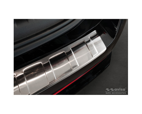 Stainless steel bumper protector suitable for BMW X1 U11 2022- 'Ribs', Image 4