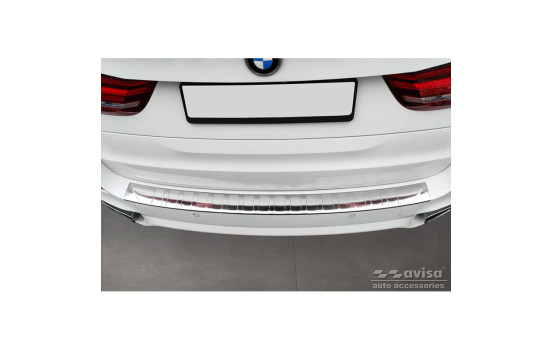 Stainless steel bumper protector suitable for BMW X5 F15 2013-2018 with M-Package 'Ribs', Image 3