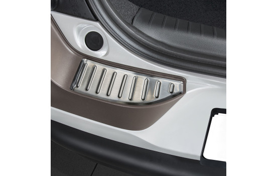 Stainless steel bumper protector suitable for Citroën C4 Cactus 2014- 'Ribs', Image 3