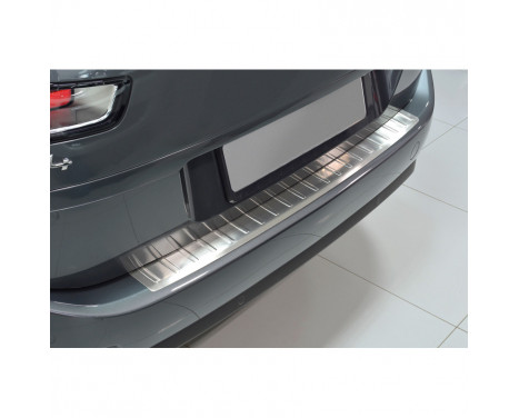 Stainless steel bumper protector suitable for Citroën C4 Grand Picasso 2013- 'Ribs'