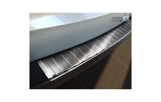 Stainless steel bumper protector suitable for Citroën Jumpy / Peugeot Expert 2016+ 'Ribs', Image 2