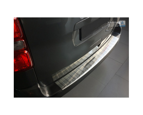 Stainless steel bumper protector suitable for Citroën Spacetourer / Peugeot Traveller / Toyota Proace Vers, Image 2