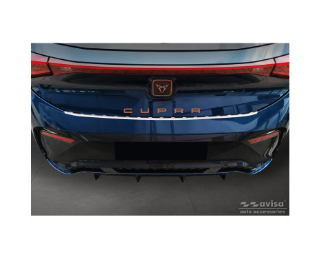 Stainless steel bumper protector suitable for Cupra Born 2021- 'Ribs', Image 4