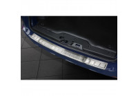 Stainless steel bumper protector suitable for Dacia Dokker 2012- 'Ribs'