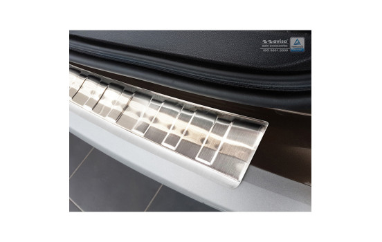 Stainless steel bumper protector suitable for Dacia Duster II 2018- 'Ribs', Image 5