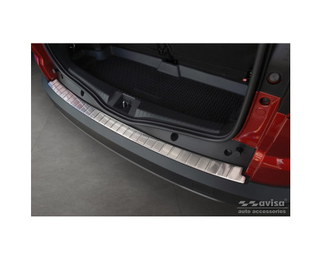 Stainless steel bumper protector suitable for Dacia Jogger 2022- 'Ribs'