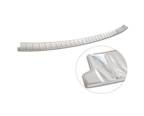 Stainless steel bumper protector suitable for Dacia Jogger 2022- 'Ribs', Image 6