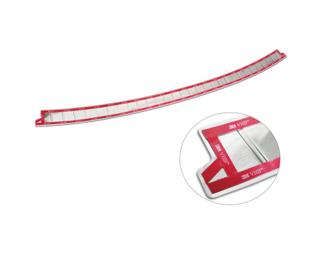 Stainless steel bumper protector suitable for Dacia Jogger 2022- 'Ribs', Image 7