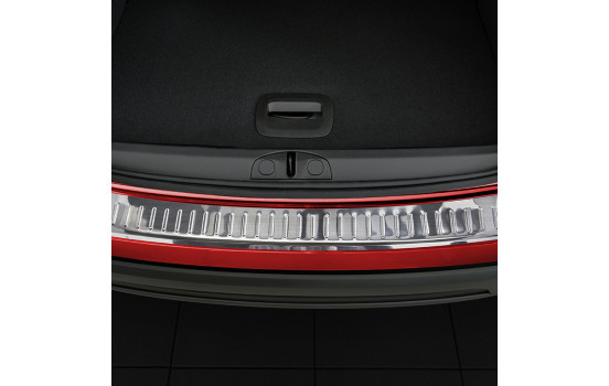 Stainless steel bumper protector suitable for Fiat 500X 2015- 'Ribs', Image 2