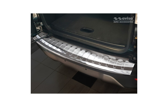 Stainless steel bumper protector suitable for Ford Ecosport II Facelift 2017- 'Ribs'