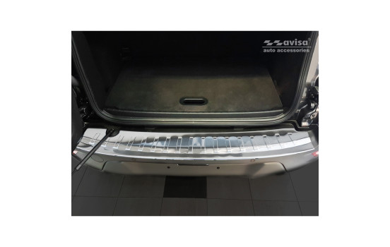 Stainless steel bumper protector suitable for Ford Ecosport II Facelift 2017- 'Ribs', Image 4
